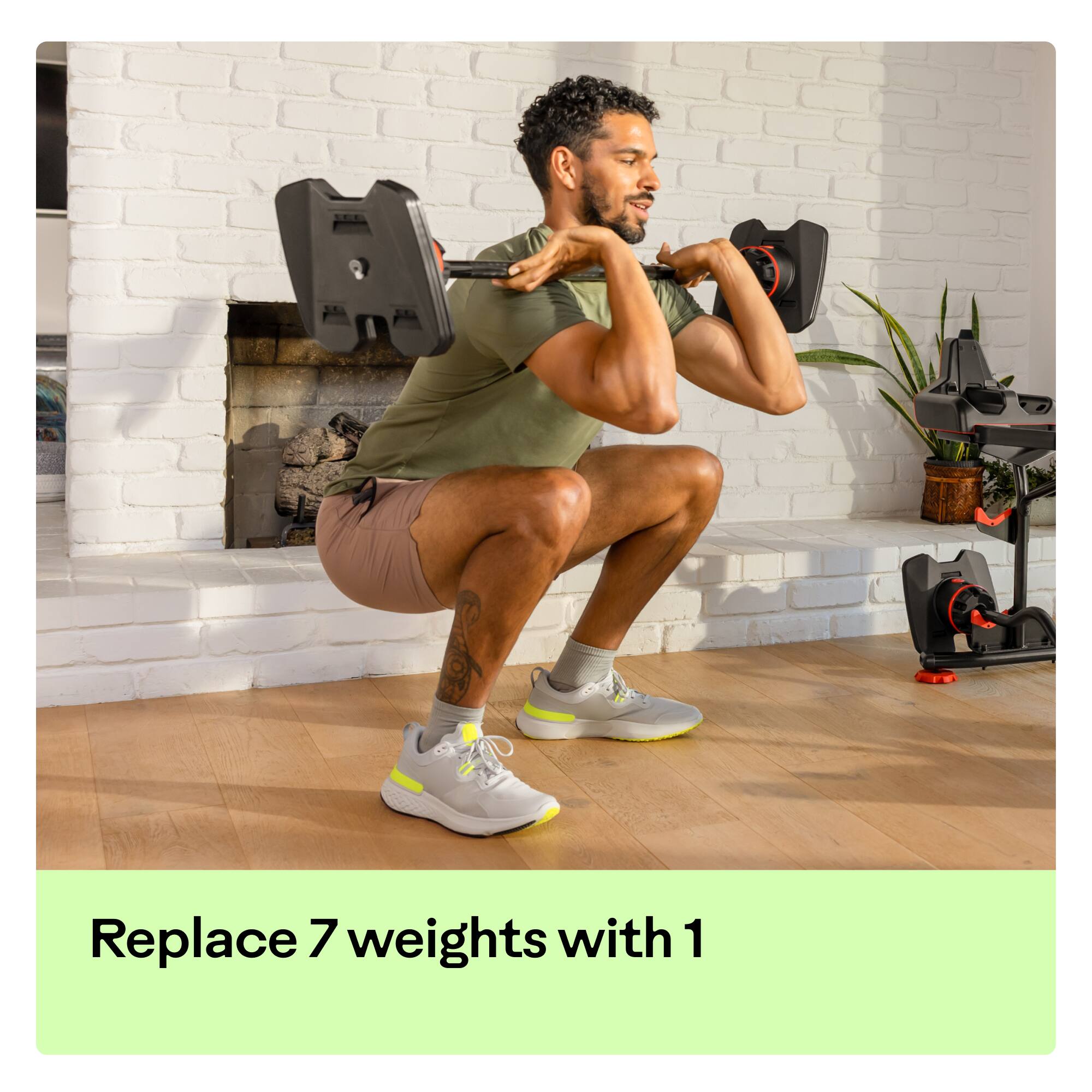 Replace 7 weights with 1
