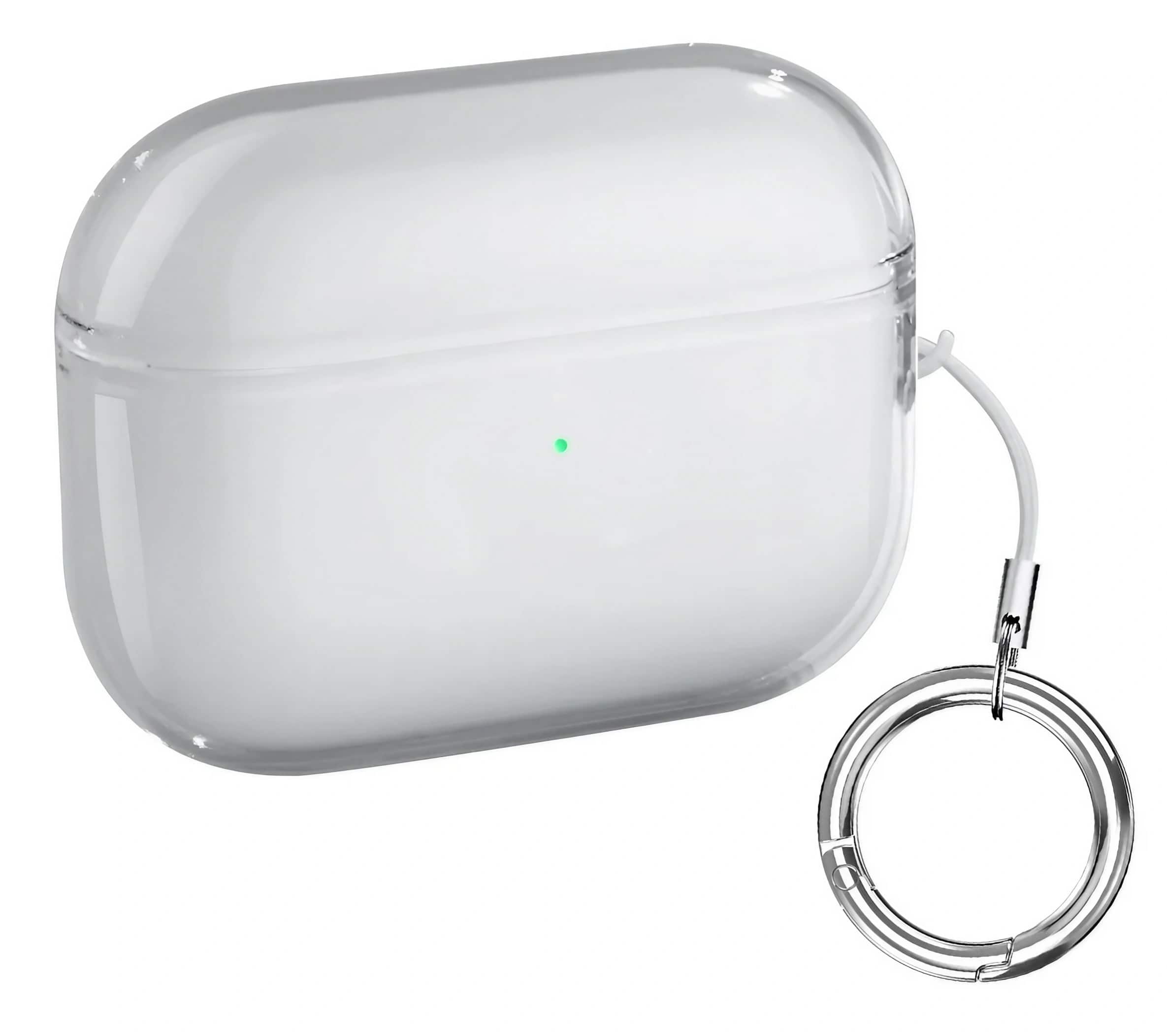 Front. SaharaCase - Hybrid Flex Series Case for Apple AirPods Pro (2nd Generation) - Clear.