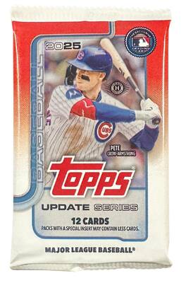 Topps - 2025 Update Series Baseball Hobby Trading Card Hobby Booster Pack