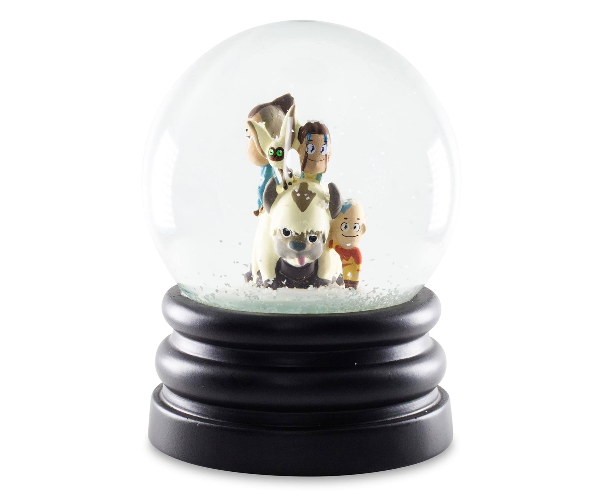 Front. Surreal Entertainment - Avatar: The Last Airbender Snow Globe Collectible Display Piece | 6 Inches Tall - White.