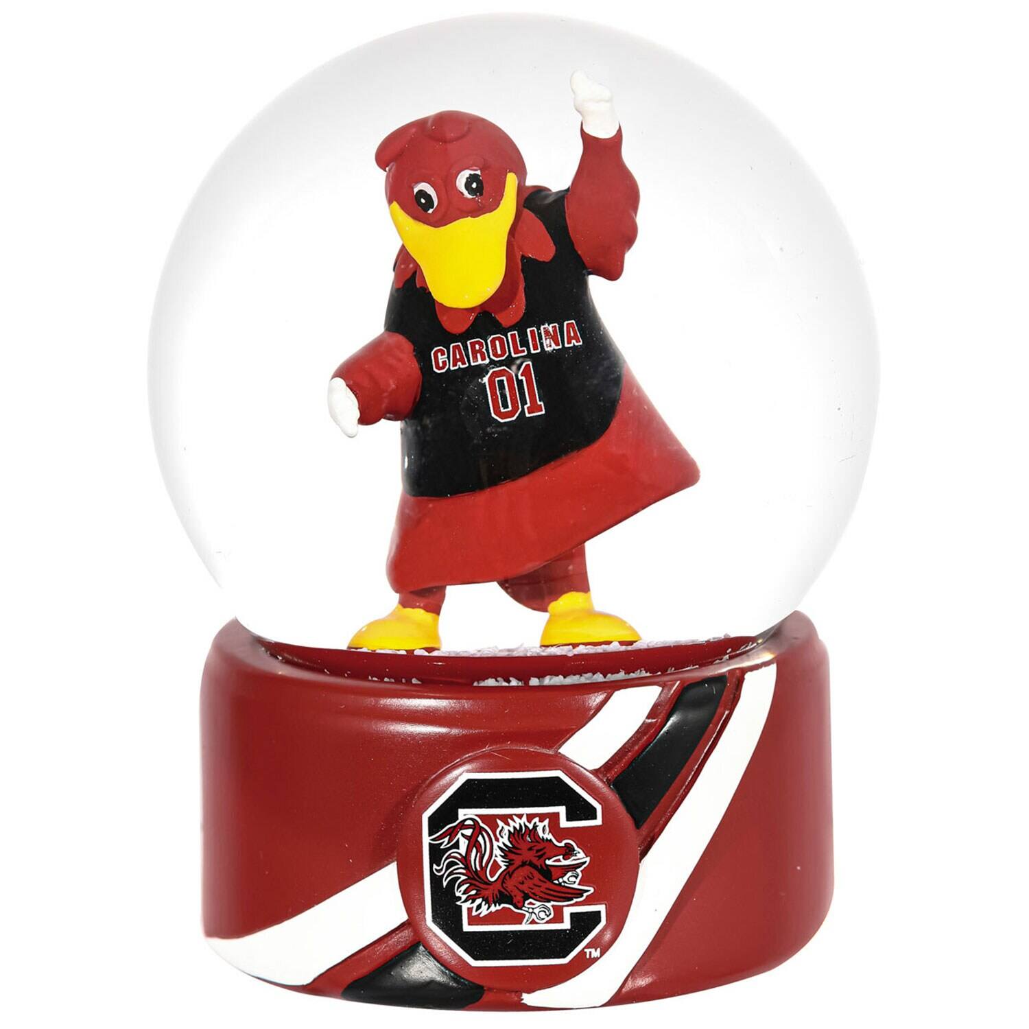 Evergreen Enterprises - South Carolina Gamecocks 100mm Mascot Glass Water Globe - Multicolor