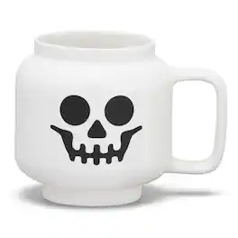 Room Copenhagen - LEGO: Skeleton Small Ceramic Mug, 8.6oz - White