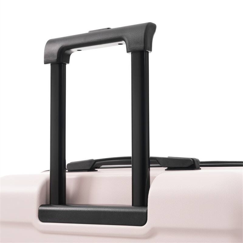 Alt View 6. HTUTWOO - Hardshell Luggage -6 Piece with 2 Bags,Carry on Suitcase with Handle Password Lock,Double Spinner Wheels,16"/20"/24"/28" - Light Pink.