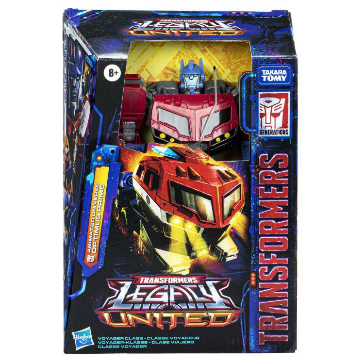 TRANSFORMERS LEGENDS UNITED  
TAKARA TOMY GENERATIONS UNIVERSE  
ANIMATED OPTIMUS PRIME  
VOYAGER CLASS  
CLASSE VOYAGEUR  
VOYAGER-KLASSE  
CLASE VIAJERO  
CLASSE VOYAGER