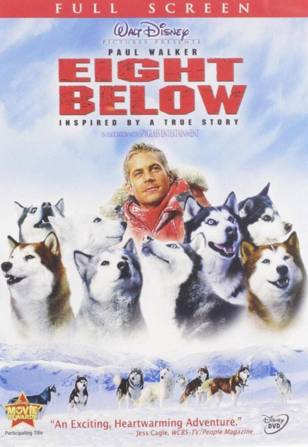 Front. Eight Below   - DVD.