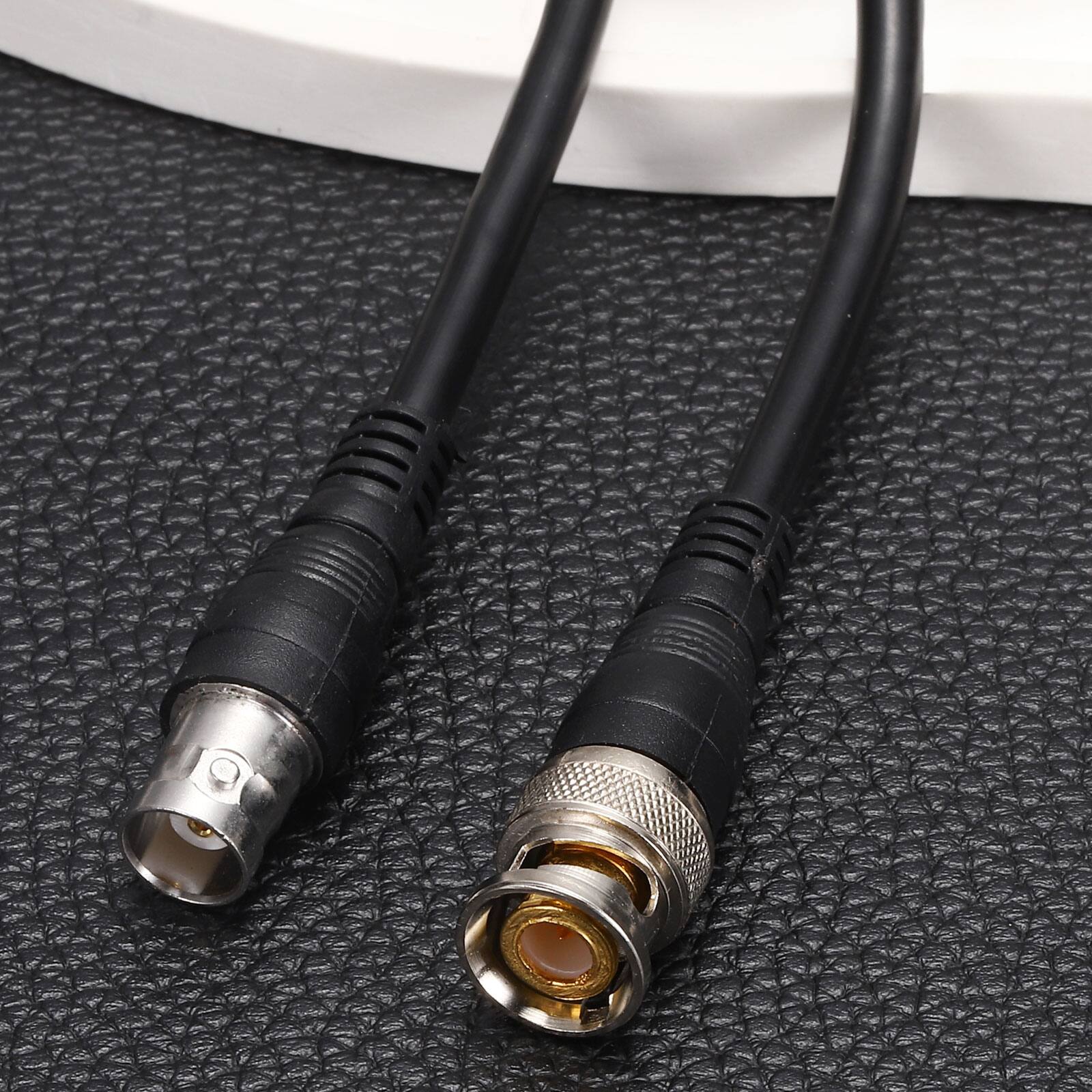 Alt View 5. Unique Bargains - BNC Male to RCA Male Coaxial Cable 5M RG59 75-3 for DVR CCTV Camera Monitor - Black.