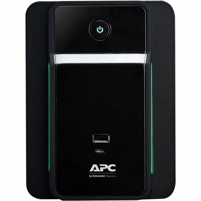 APC - Back UPS, 950VA/480W, Tower, 120V, 6x NEMA 5-15R outlets, USB Type A + C Ports, User Replaceable Battery - Tower - 6 - Black