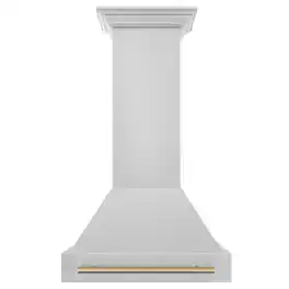 ZLINE Autograph Edition - 30 inches - Externally Vented - Wall Range Hood - Stainless Steel