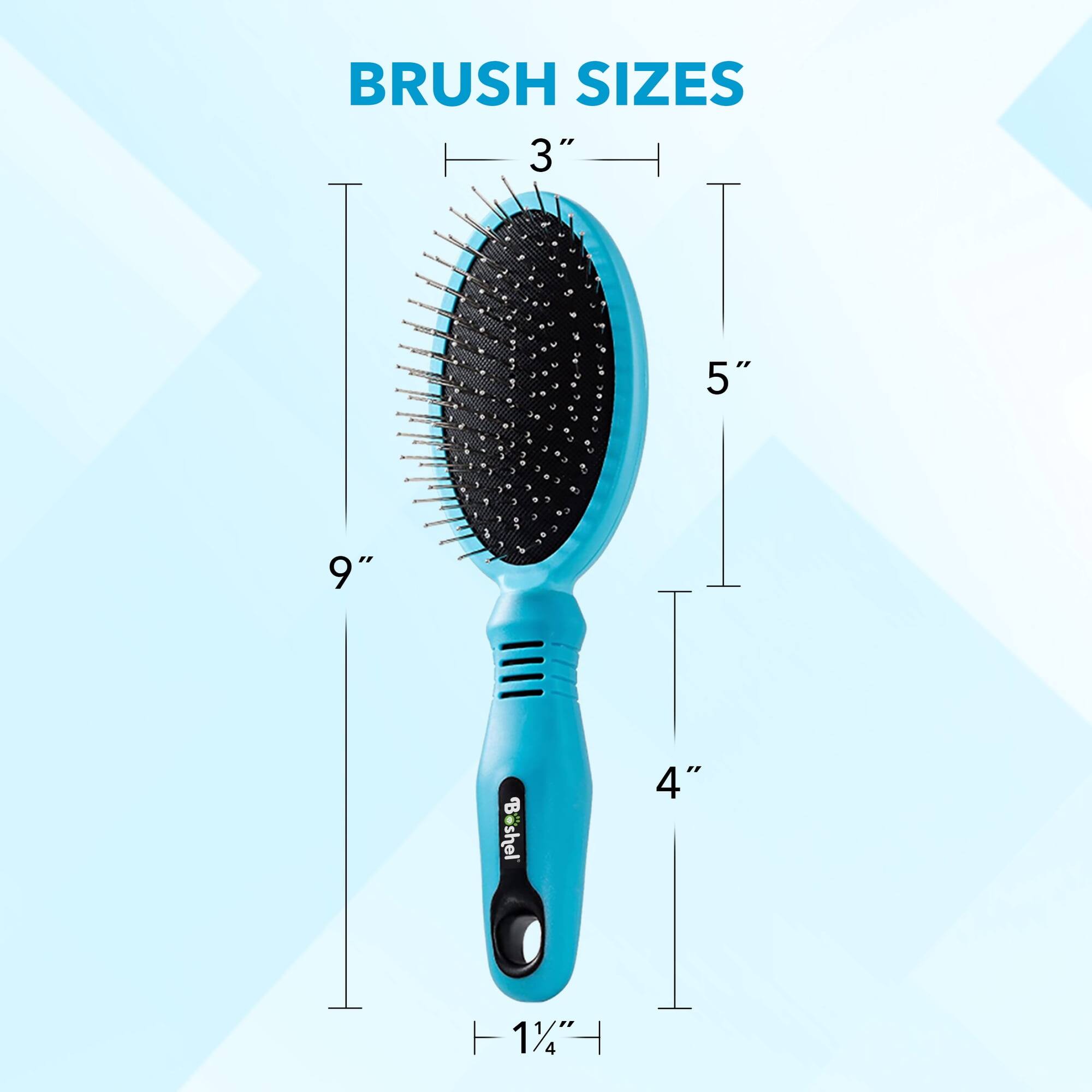 BRUSH SIZES

3"
5"
9"
4"
1 1/4"