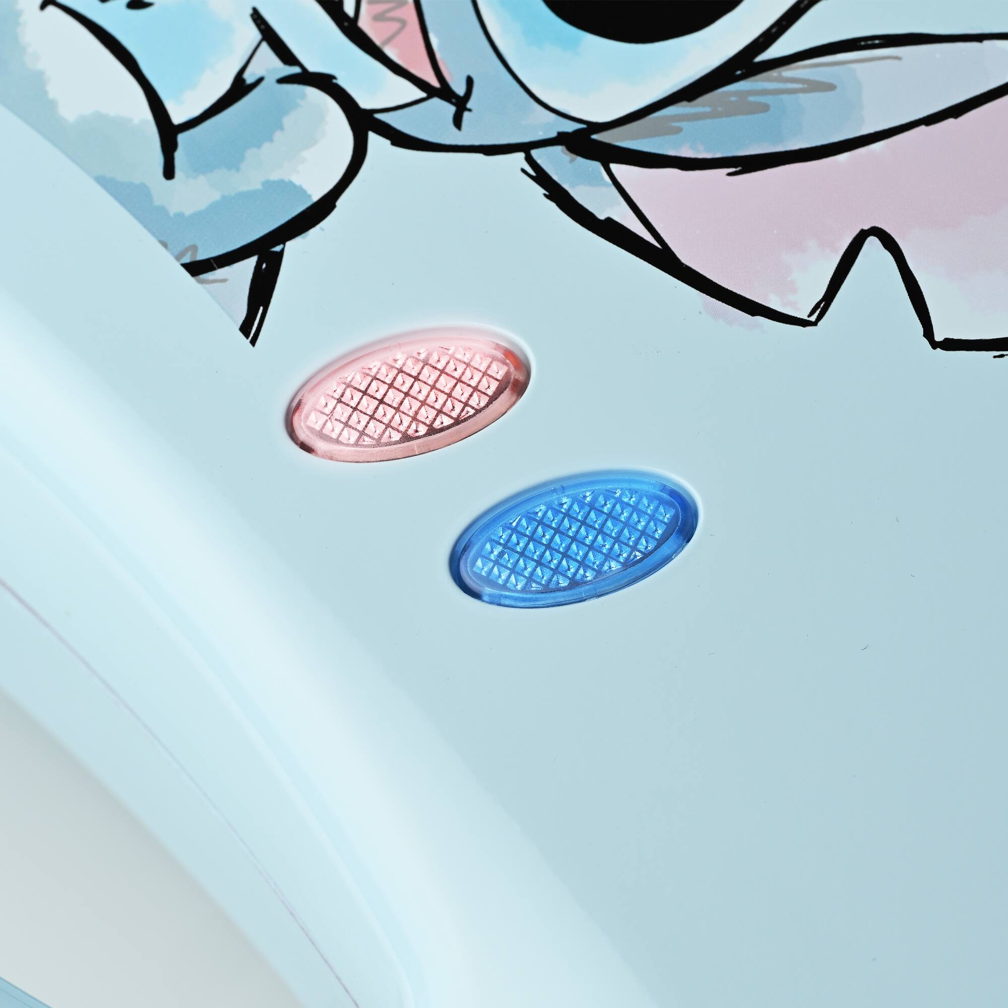 Back. Disney - Lilo & Stitch Sandwich Maker - Aloha - Blue.