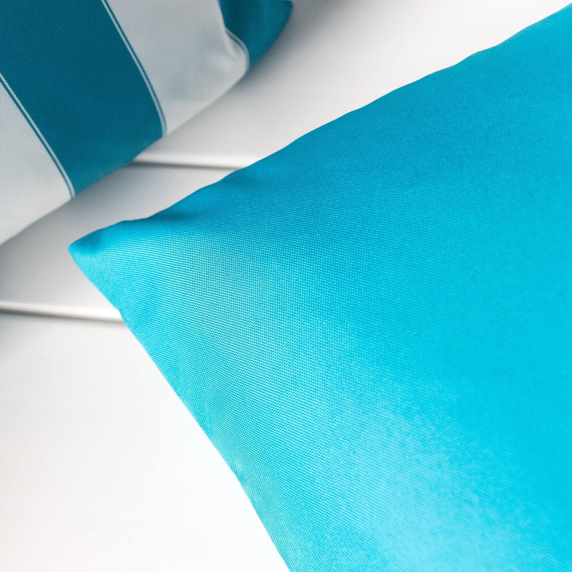 Alt View 1. TinyHomie - Amazon Rainforest Solid Pillow Outdoor Indoor - White.