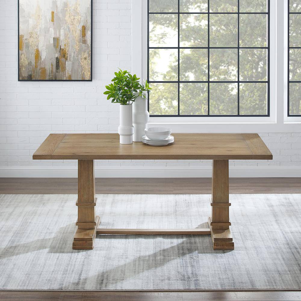 Alt View 2. Crosley Furniture - Joanna Dining Table - Brown.