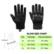 GLOVE SIZE CHART
| Size | Total length | Palm circumference |
|------|-------------|-------------------|
| M | 8.3" / 21cm | 7.9" / 20cm |
| L | 8.3" / 21cm | 8.3" / 21cm |
| XL | 8.5" / 21.5cm| 8.7" / 22cm |