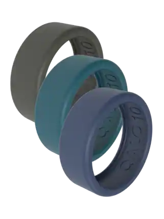 Front. QALO - Unisex QRNT SLIM 3pk Summit Covers Size 13 - Summit.