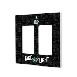 Keyscaper - 2024 Illustrated Limited Edition Double Rocker Light Switch Plate - White