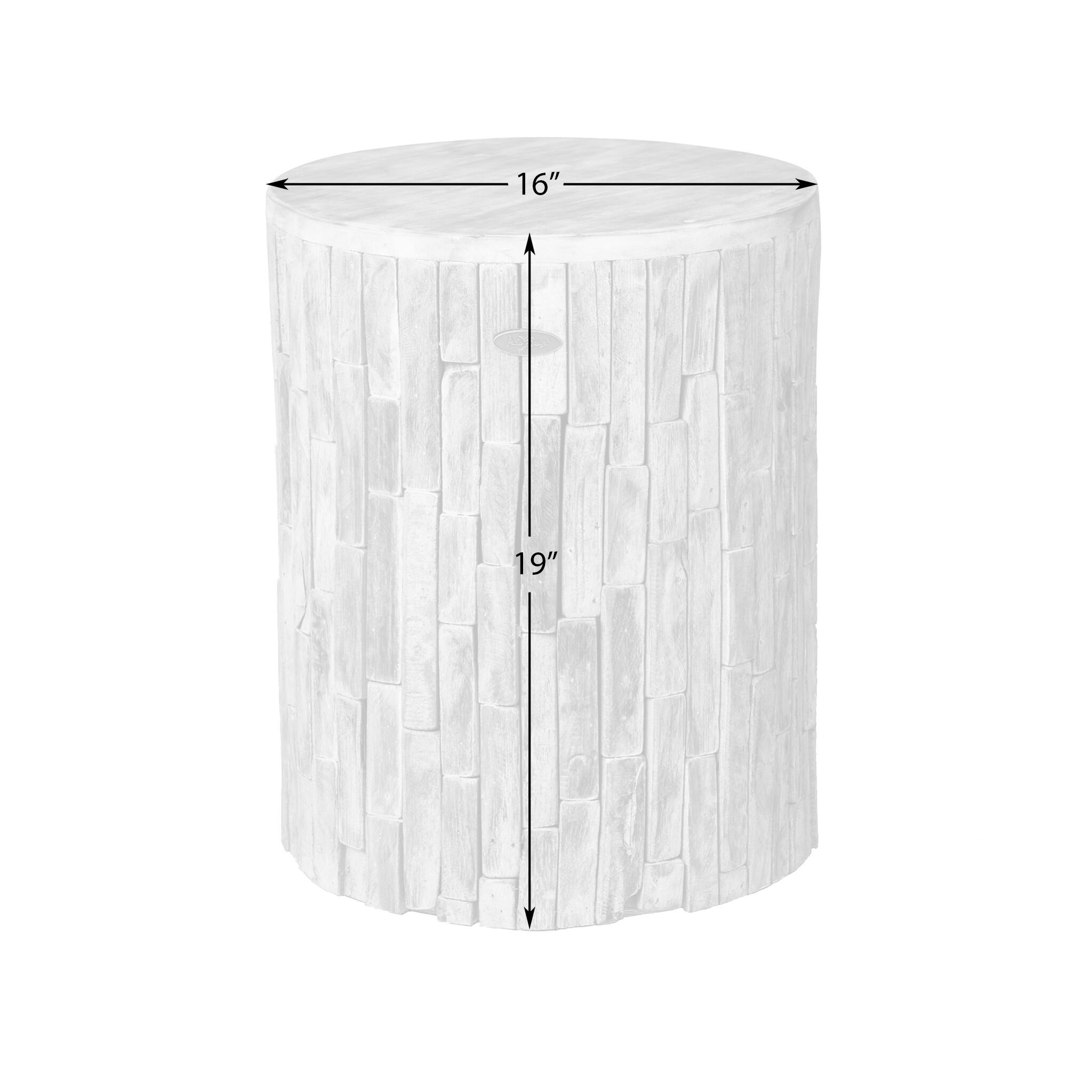 Alt View 16. Patio Sense - Elyse Round Garden Stool.