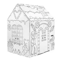 Easy Playhouse Gingerbread House - Kids Art & Craft for Indoor Fun - Front_Zoom