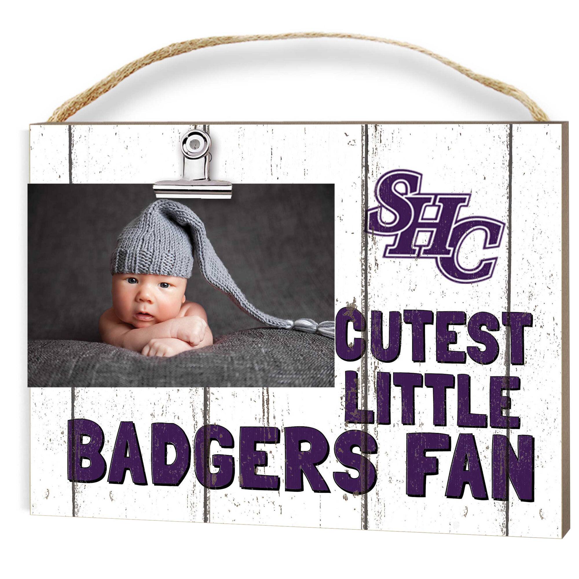 Spring Hill Badgers 8" x 10" Cutest Little Fan Weathered Team Logo Clip Photo Frame