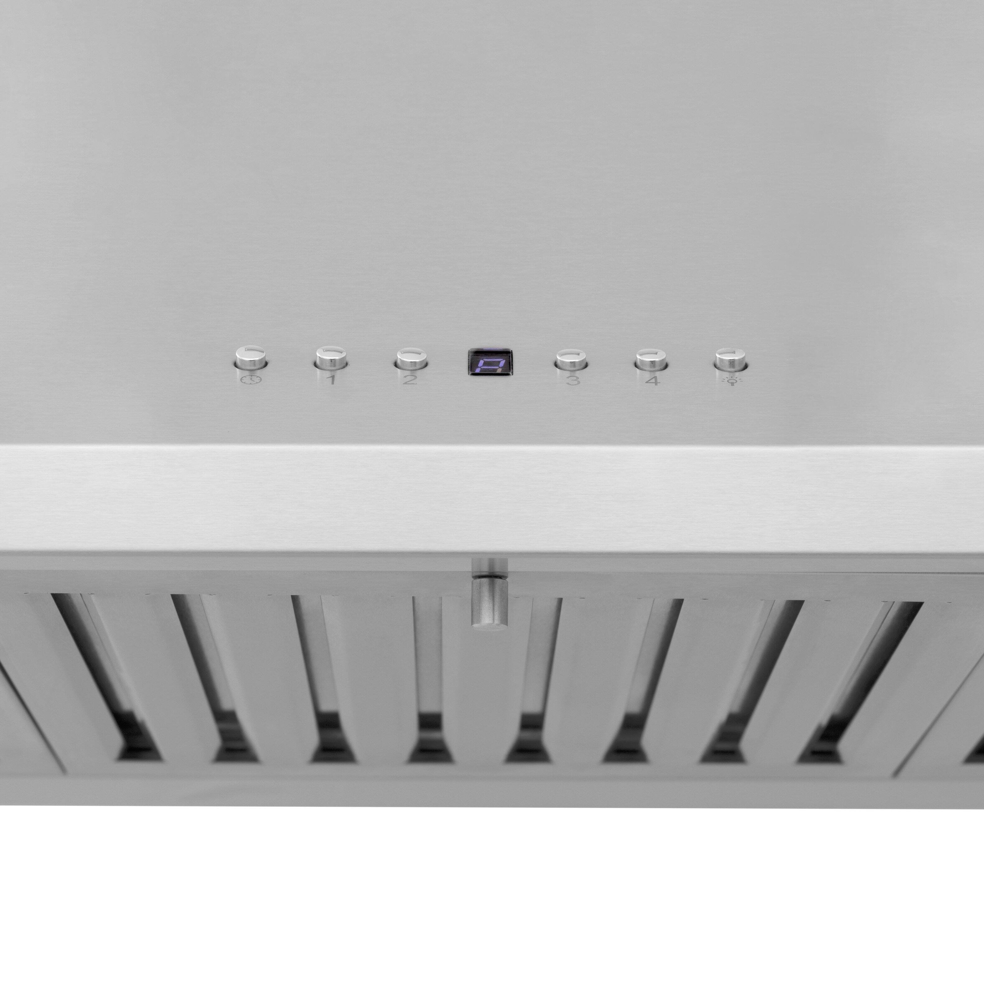 Alt View 2. ZLINE - 30" Externally Vented Range Hood - Stainless steel.