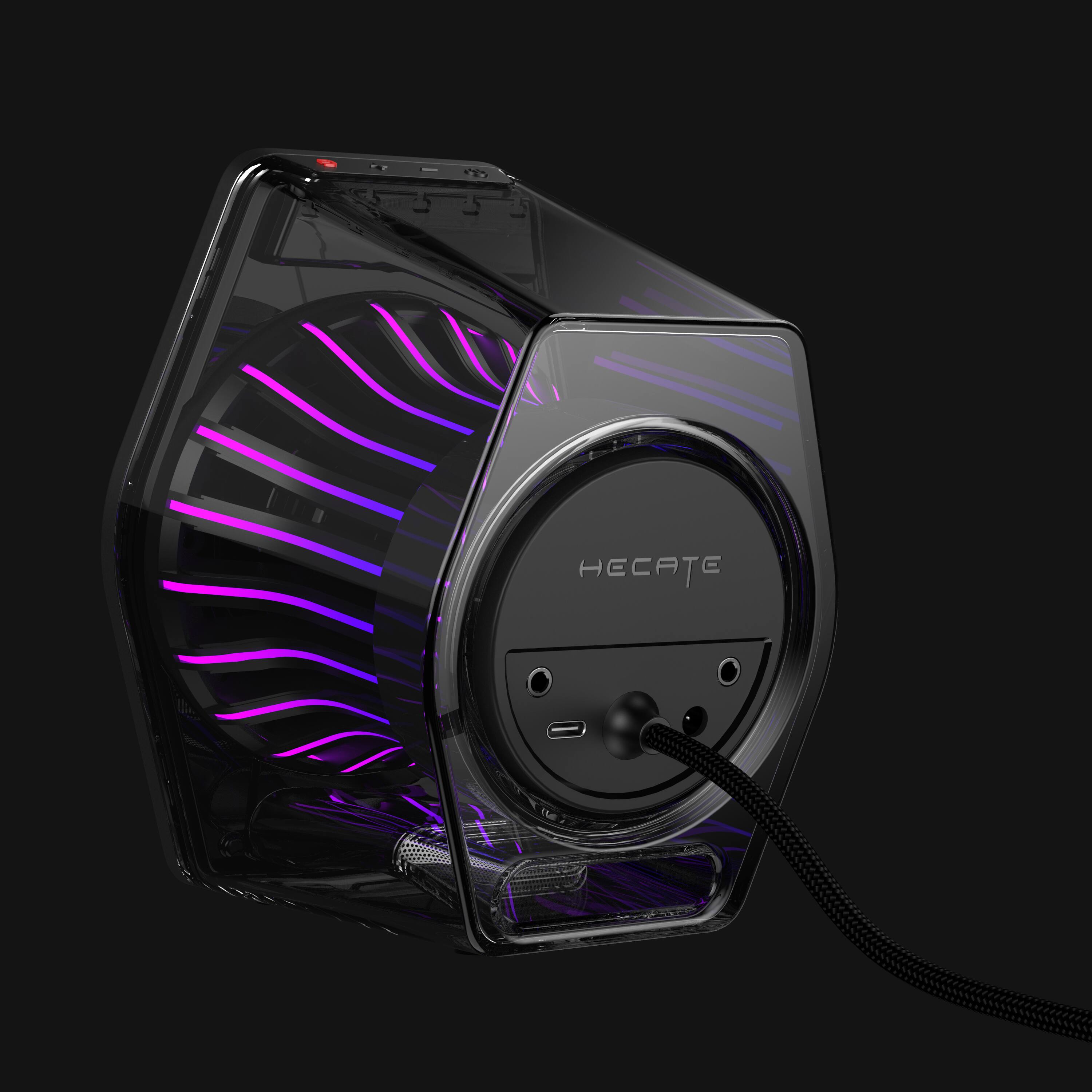 Alt View 3. Edifier - G2000 Pro 2.0 Bluetooth Gaming Speakers with RGB Lighting (2-Piece) - Black.