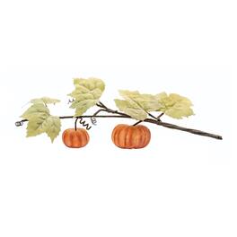 BreeBe - Fall Pumpkin Vine (Set of 2) - Green, Orange