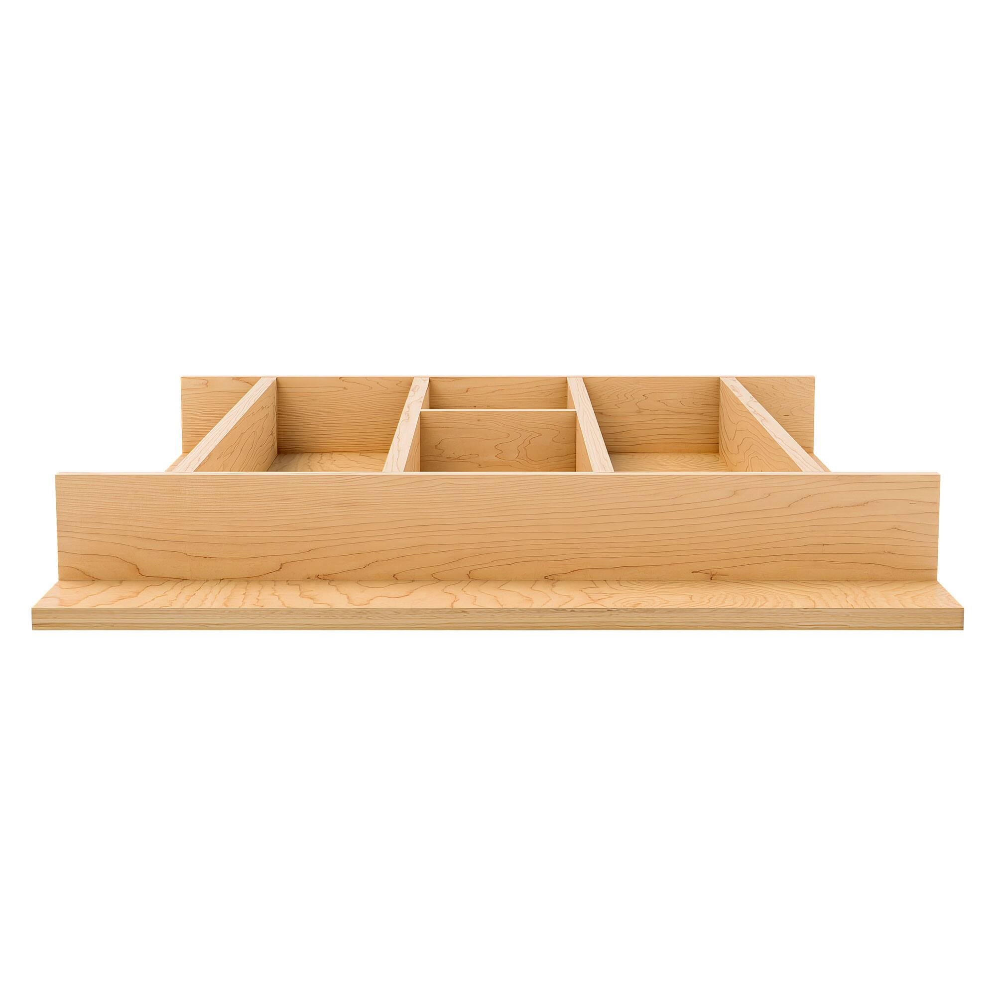 Alt View 5. Rev-A-Shelf - Rev-A-Shelf Natural Maple Right Size Utensil Drawer Insert, 16 1/4" x 19 1/2" - Light Brown.