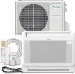 Senville - 12000 BTU Floor Console Air Conditioner - Heat Pump - SENA/12HF/IF - White