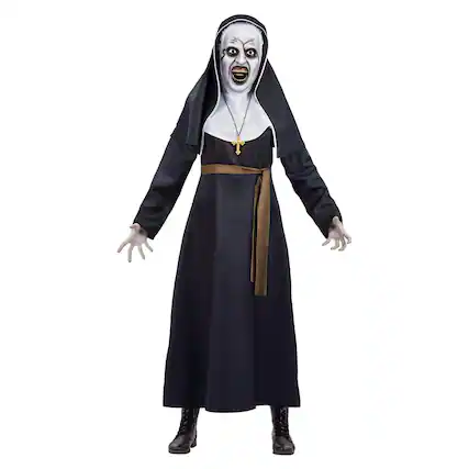 Front. Smiffys - The Nun Valek Adult Costume Medium - Multi-Colored.