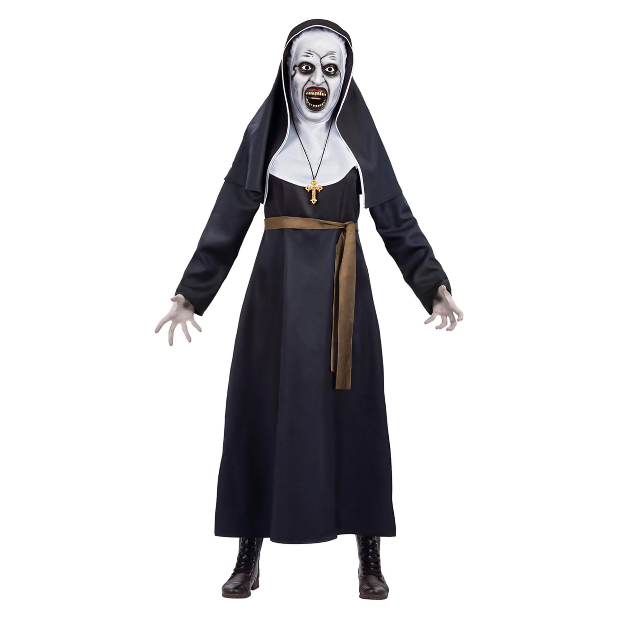 Front. Smiffys - The Nun Valek Adult Costume Medium - Multi-Colored.