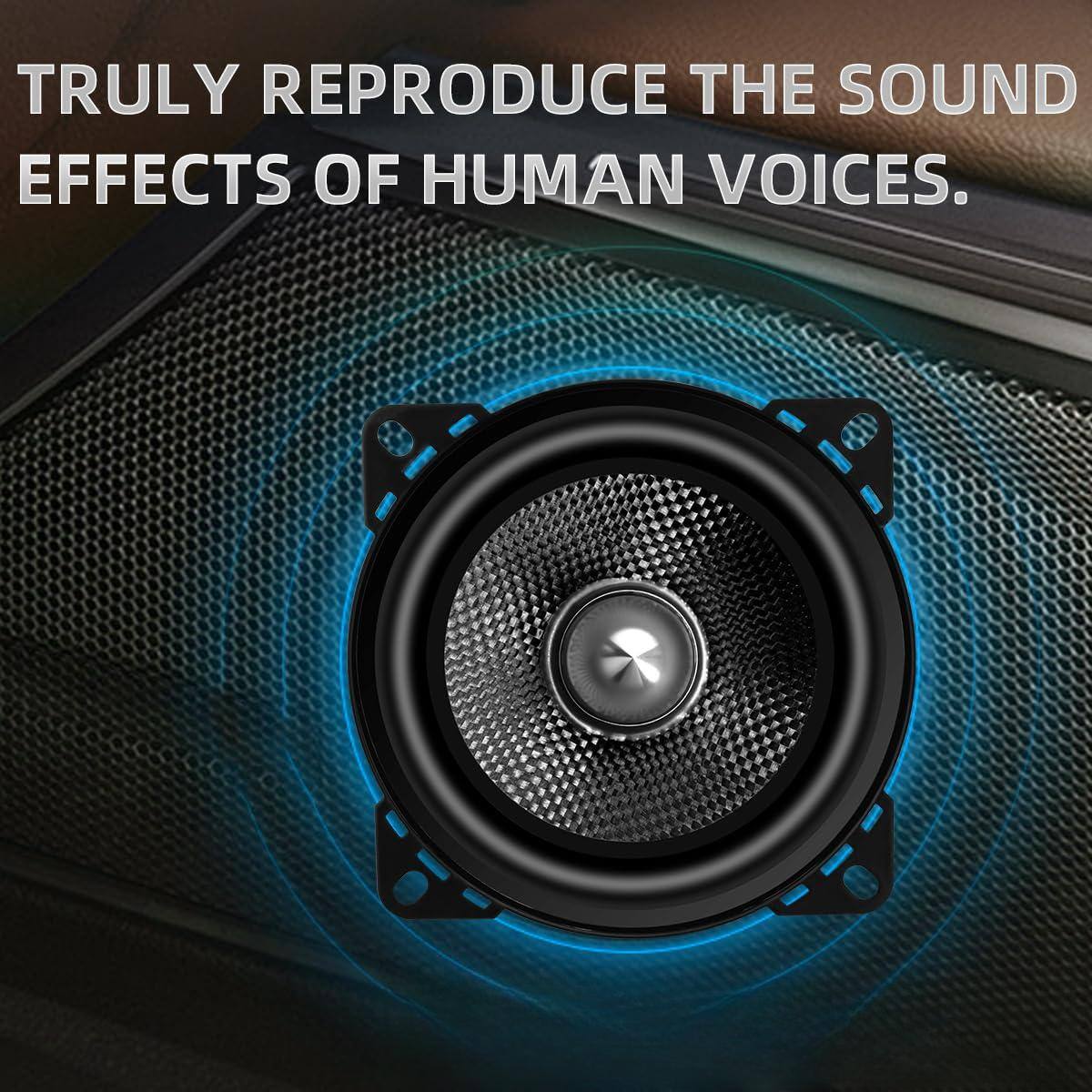 TRULY REPRODUCE THE SOUND EFFECTS OF HUMAN VOICES.