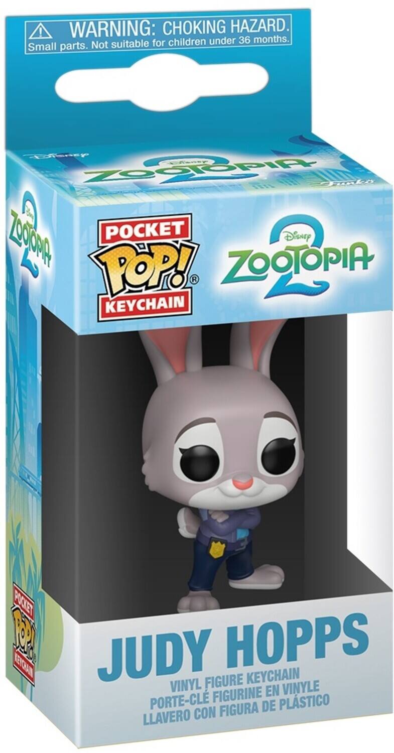 **WARNING: CHOKING HAZARD.**  
Small parts. Not suitable for children under 36 months.

**POCKET POP! KEYCHAIN**  
**Zootopia**

**JUDY HOPPS**  
VINYL FIGURE KEYCHAIN  
PORTE-CLE FIGURINE EN VINYLE  
LLAVERO CON FIGURA DE PLÁSTICO