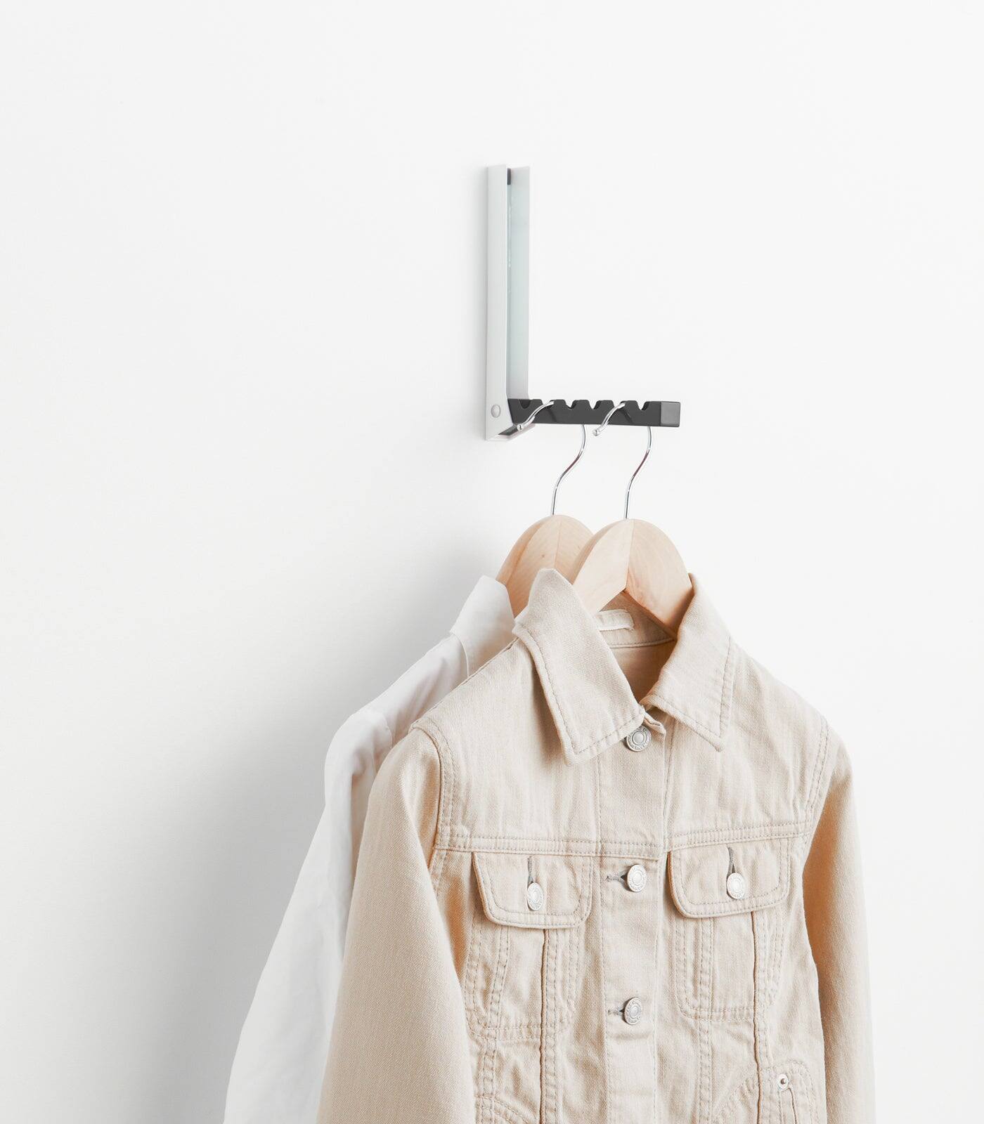 Alt View 6. Yamazaki Home - Over-the-Door Hook - Steel - White.