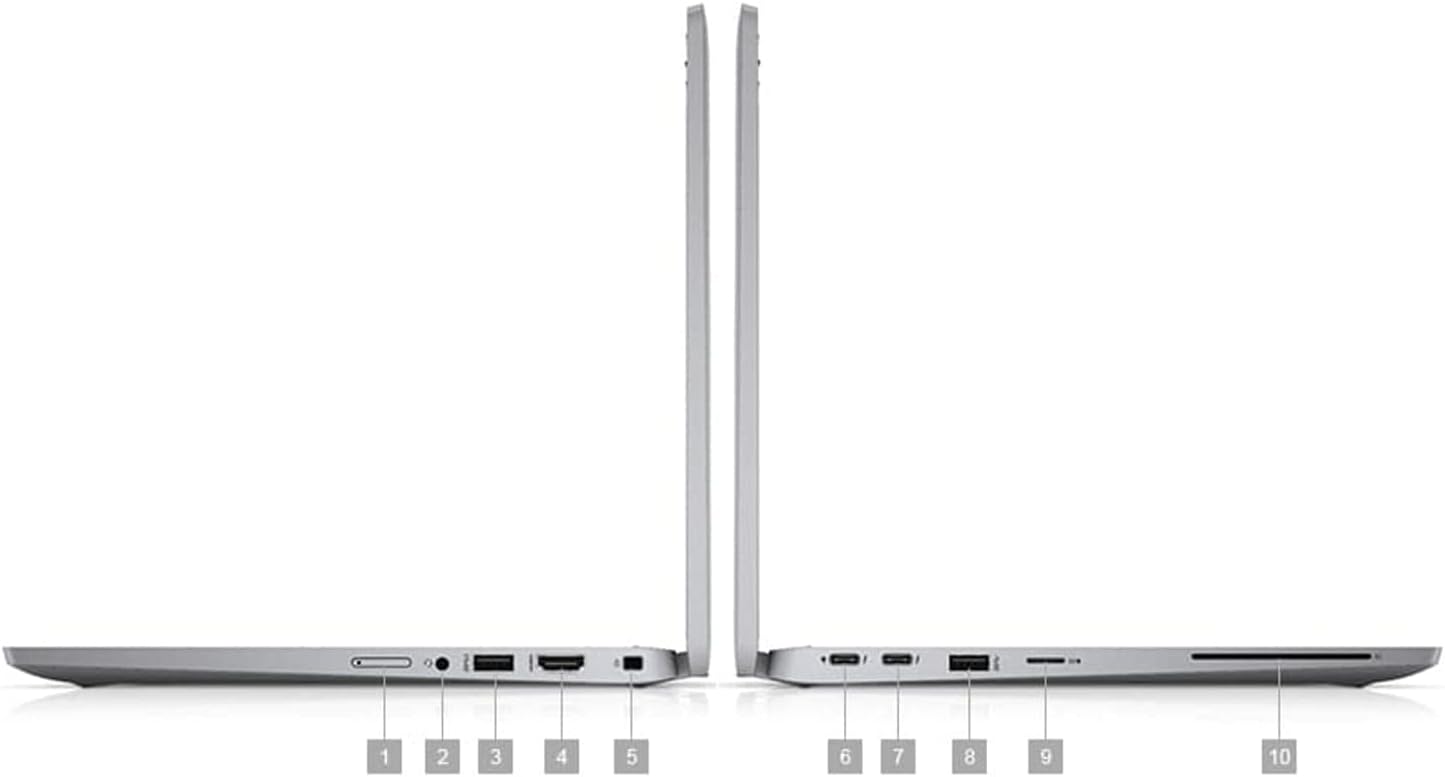 Back. Dell - Dell Latitude 5320 13.3" FHD Laptop Intel Core i7-1165G7 16GB 512GB Windows11P - Black.