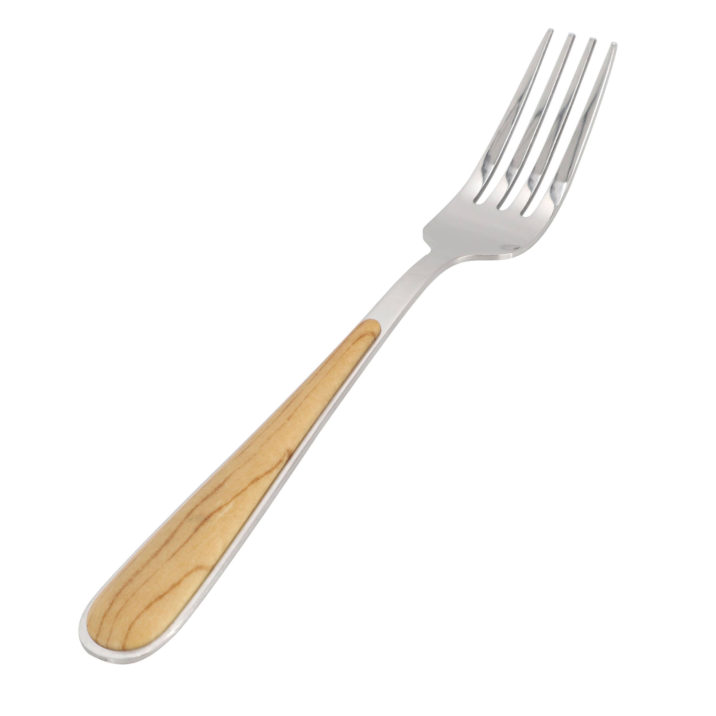 Alt View 4. Gibson - Gibson Home 16 Piece Langhorne Stainless Steel Flatware Set in Brown and Silver - Brown.