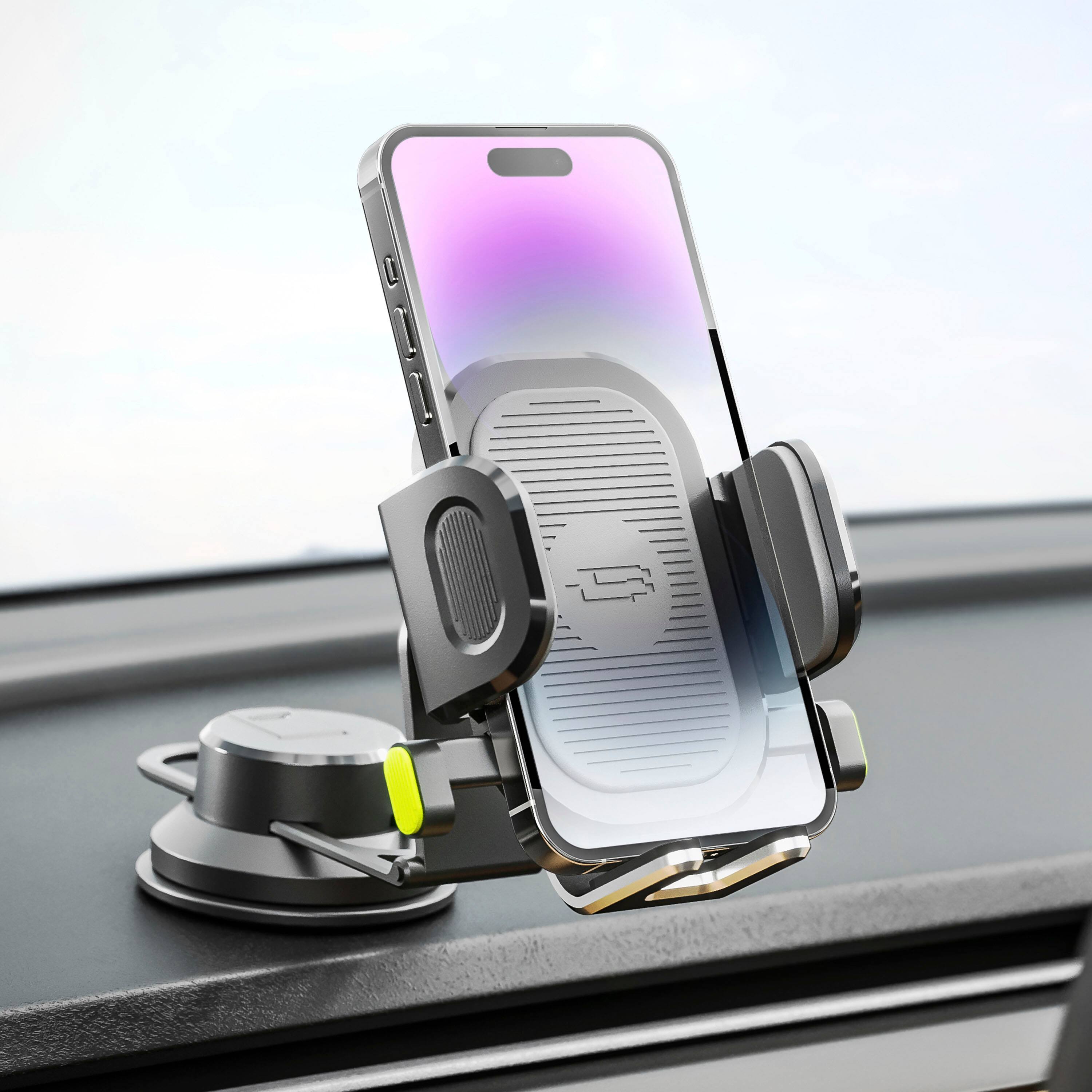 Alt View 23. Bracketron - OneClick Universal Dash, Display & Vent Mount - Black.