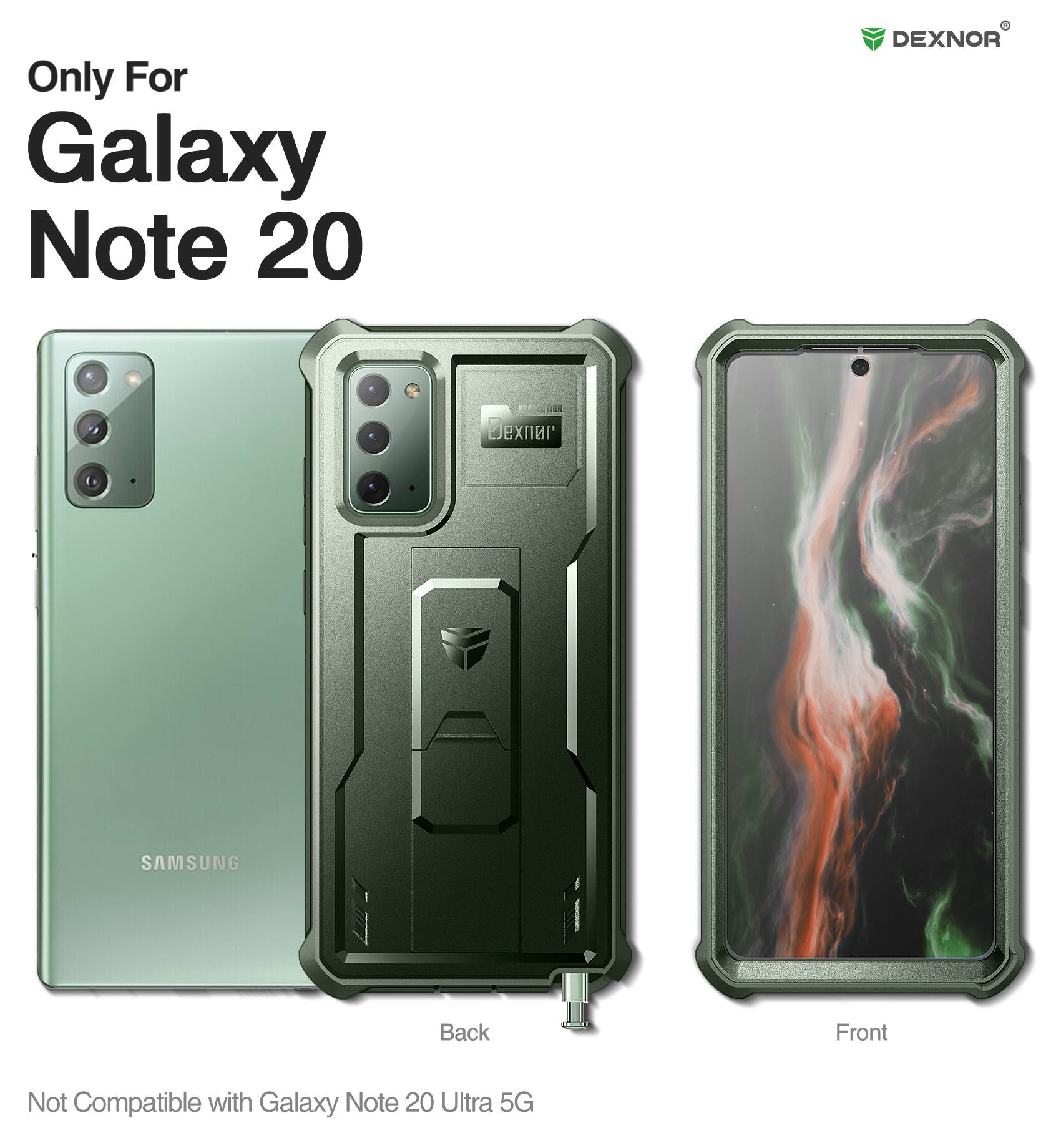 Only For Galaxy Note 20 DEXNOR SAMSUNG Back Front Not Compatible with Galaxy Note 20 Ultra 5G