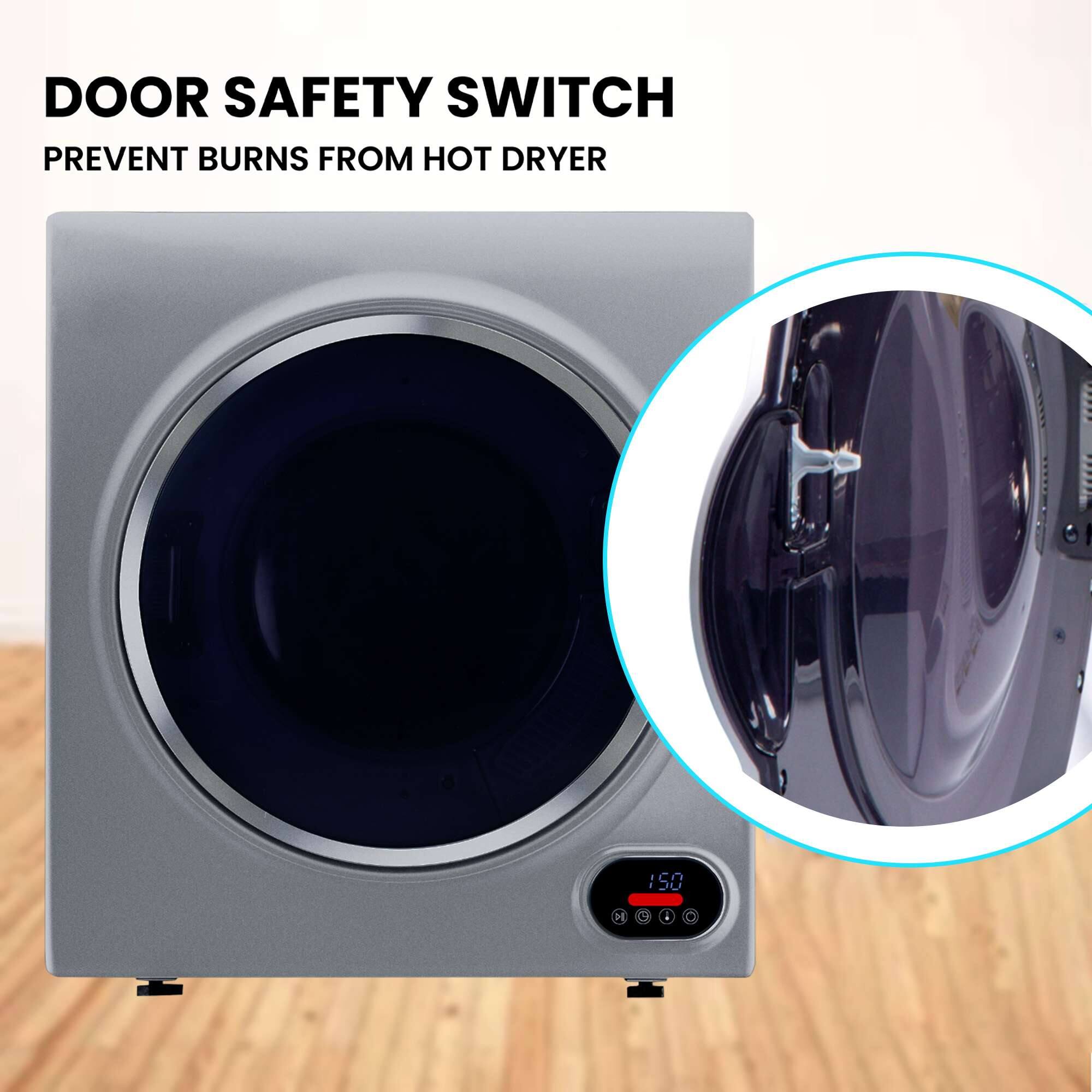 DOOR SAFETY SWITCH  
PREVENT BURNS FROM HOT DRYER