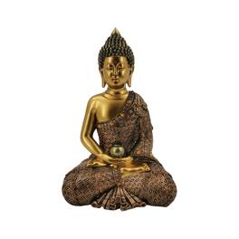 FC Design - 10.75"H Buddha Figurine Statue Office Desk Tabletop Home Decor Gift - Multi-Color