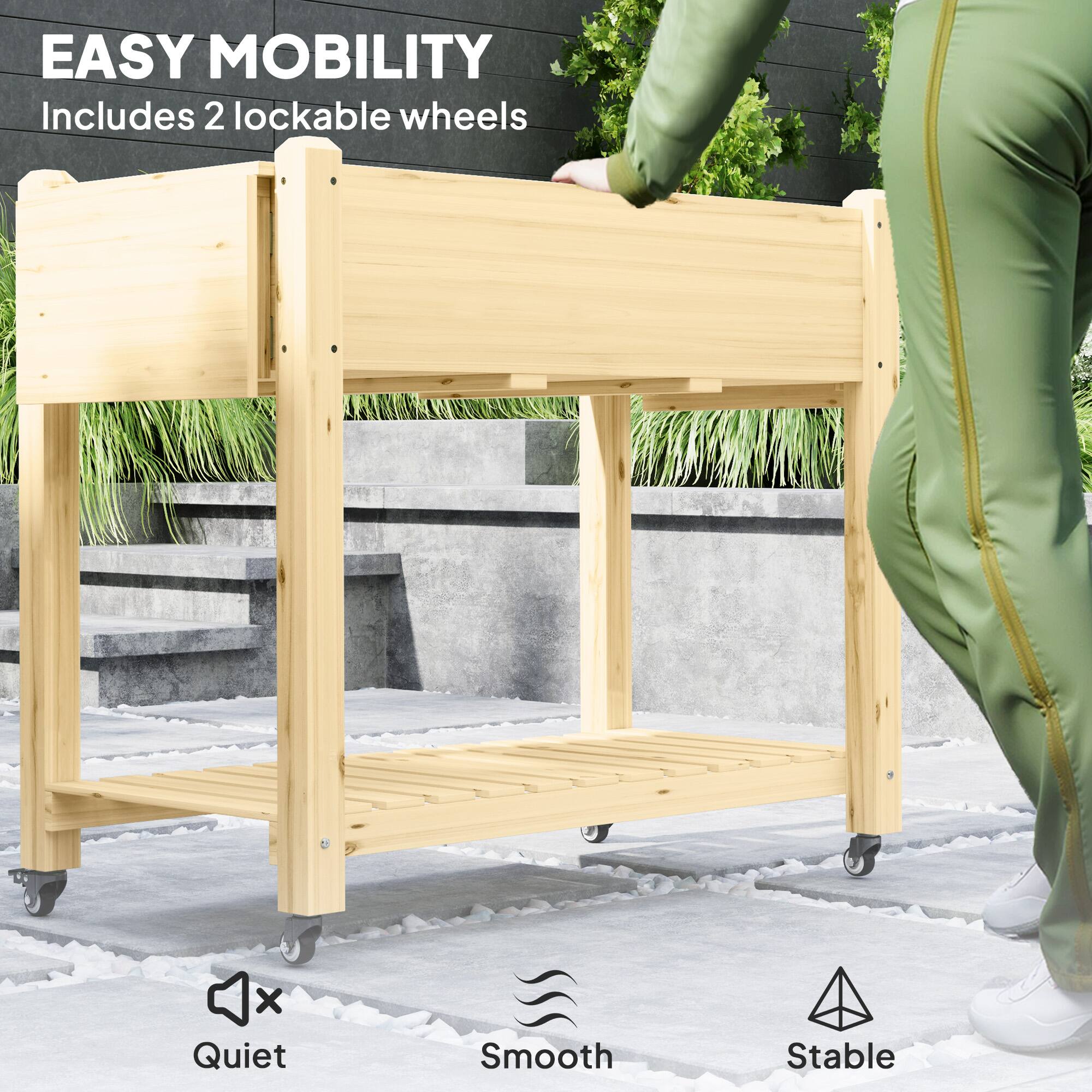 EASY MOBILITY  
Includes 2 lockable wheels  

Quiet  
Smooth  
Stable