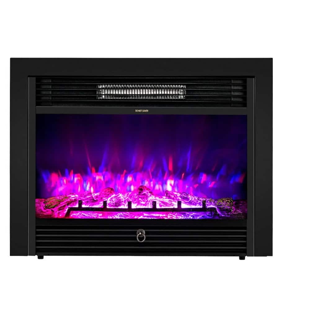 Resenkos - Fireplace Heater,Electric Fireplace, 28.5 Inch Electric Fireplace Recessed with 3 Flame Colors
