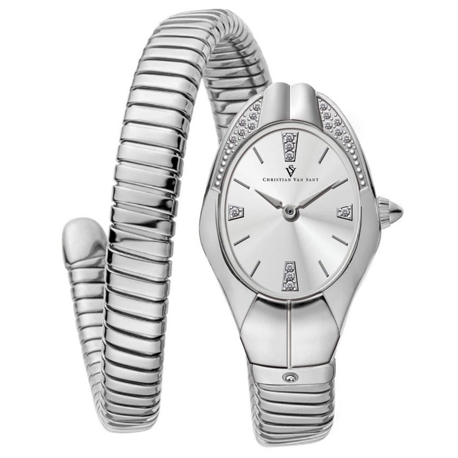 Christian Van Sant - Women's Naga Dial Watch - CV0881 - Silver price history on PriceWatchPro