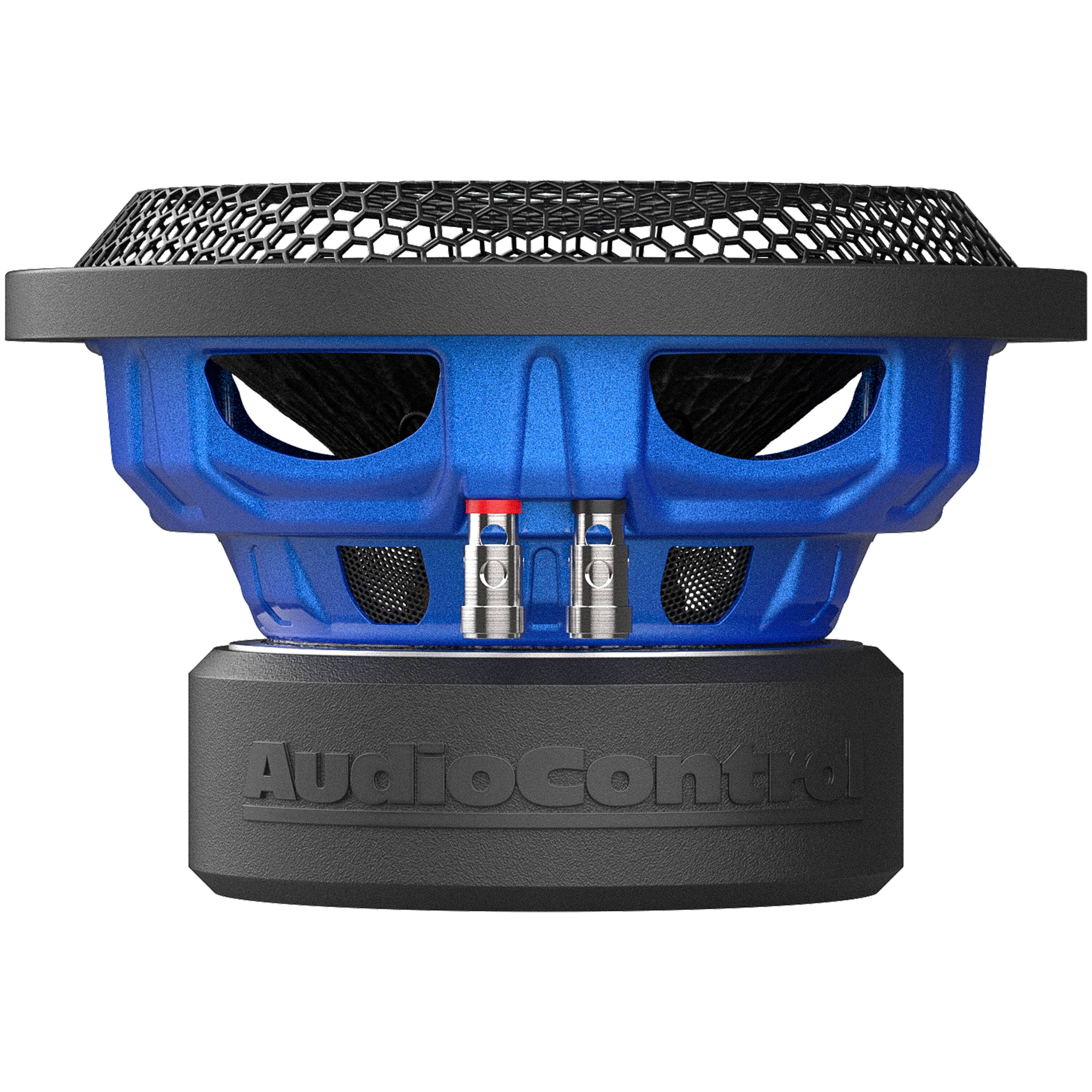 Alt View 17. AudioControl - Spike Series 8” Single-Voice-Coil 4-Ohm High-Performance Subwoofer - Black/Blue.