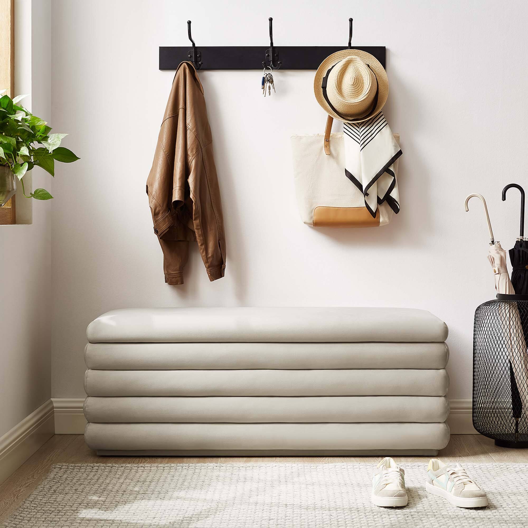 Alt View 6. Modway - Mezzo Upholstered Performance Velvet Storage Bench by Modway - Brown.