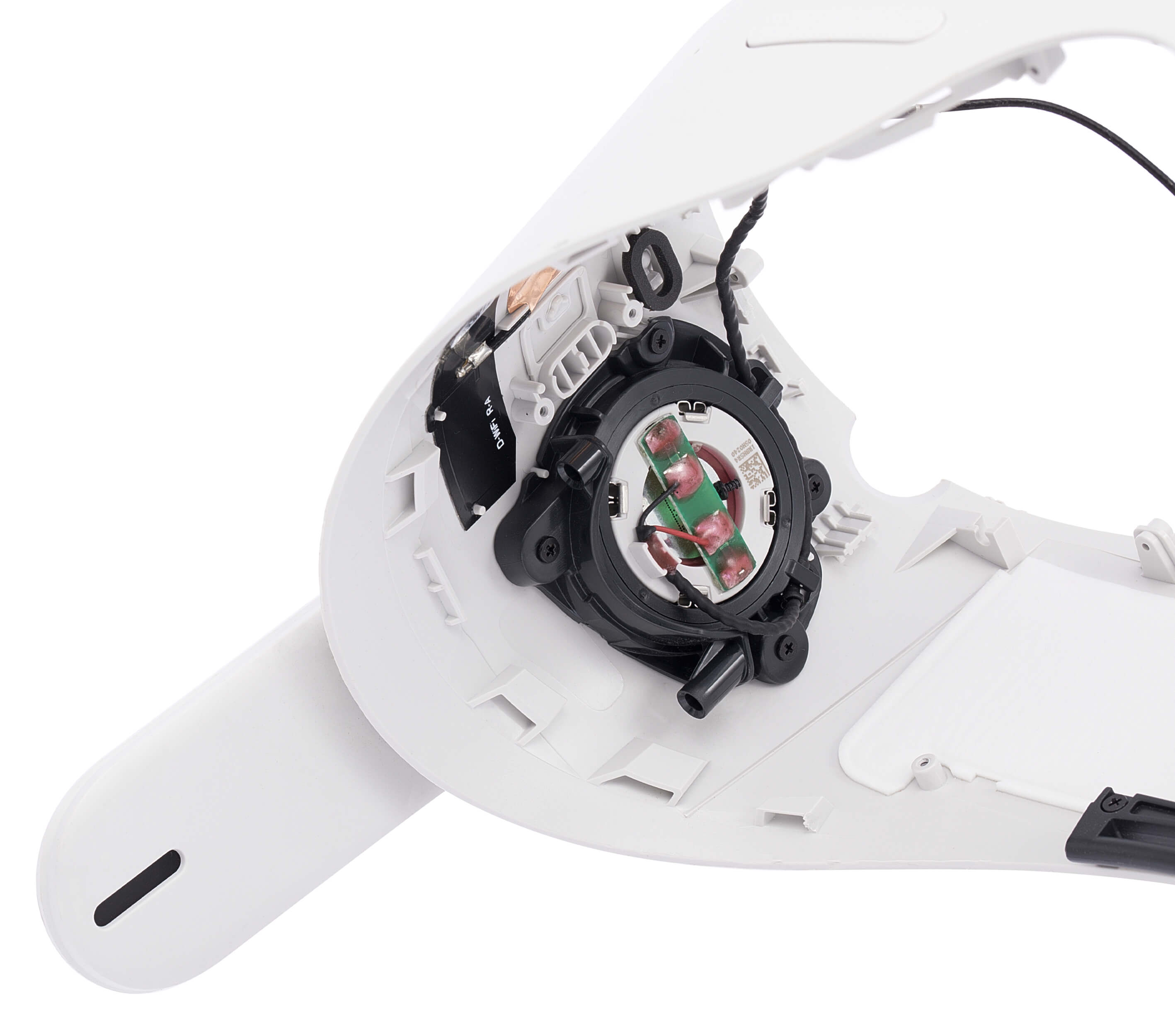 The text on the image appears to be:

"OOS a RA PUDS D0 DRF = aica B + x"

However, this seems to be a mix of letters and numbers that don't form a coherent sentence. It might be a code or a part of a larger text that is not fully visible. If you have more context or a clearer image, I might be able to help further.