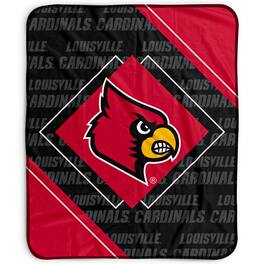 Pegasus - Louisville Cardinals 50" x 60" Diamond Logo Fleece Blanket - Multicolor
