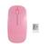 Front. Stock Preferred - 2.4 GHz Wireless Optical Mouse with USB Receiver - Pink.