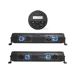 Bazooka - G2 Bluetooth Party Bar Double Sided with Dashboard Controller (24-Inch)