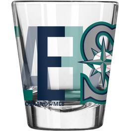 Logo Brands - Seattle Mariners Overtime 2oz. Shot Glass - Multicolor