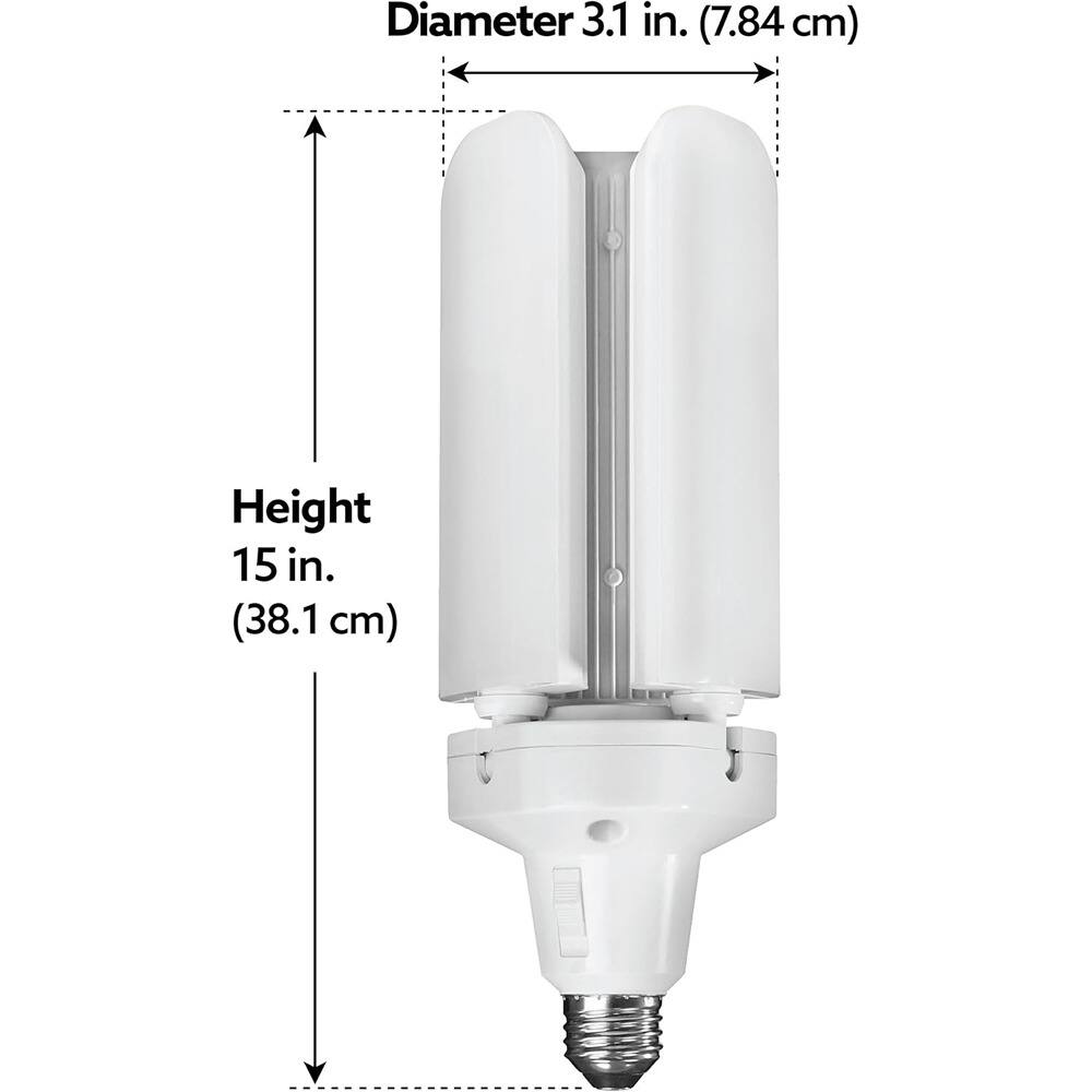 Diameter 3.1 in. (7.84 cm)  
Height 15 in. (38.1 cm)