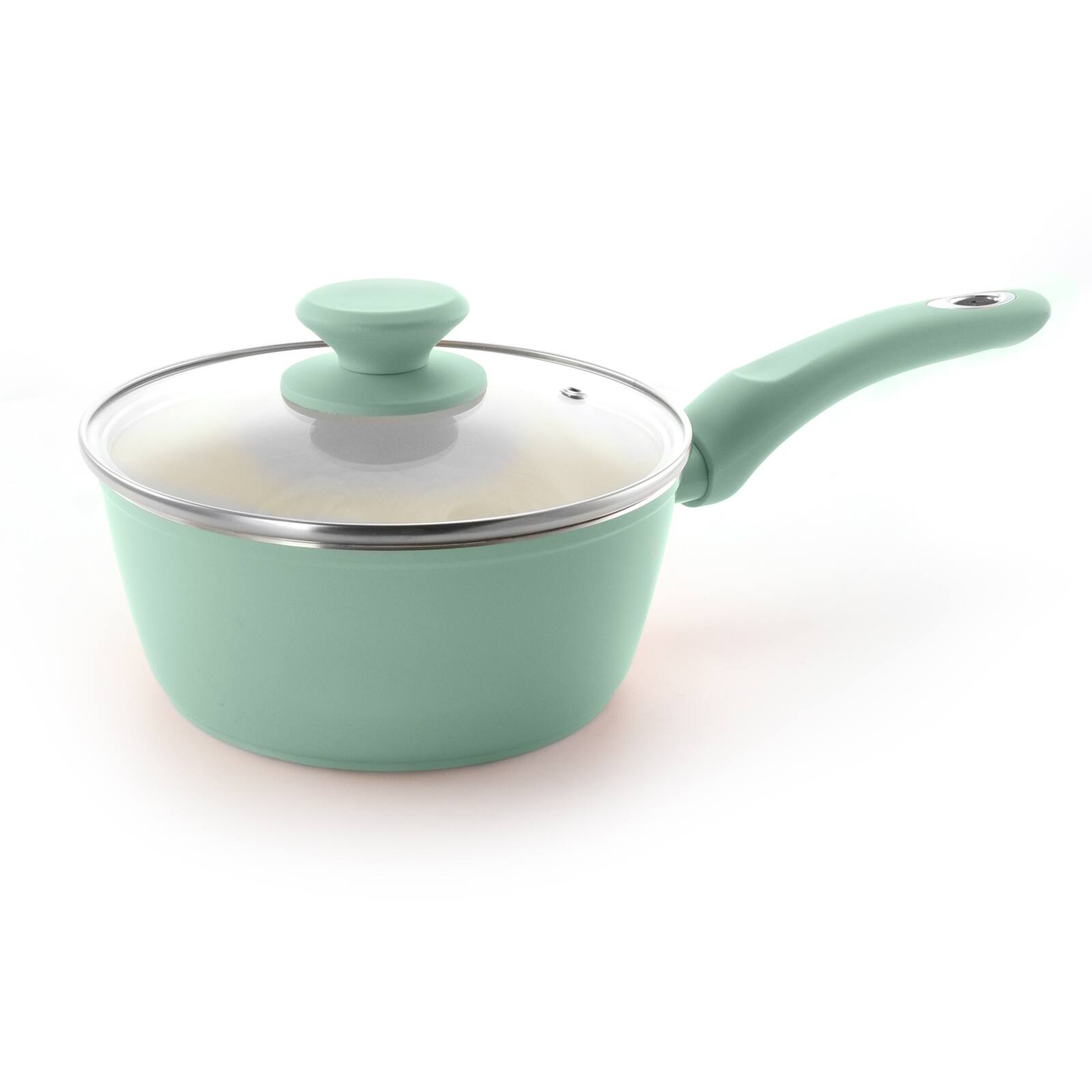 Alt View 4. Gibson - Gibson Home Plaza Cafe 7 Piece Essential Core Aluminum Cookware Set in Sky Blue - Sky Blue.